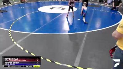 43 lbs Round 1 - Roy Dschaak, Valdez Youth Wrestling Club Inc. vs Kooper Crow, Mat-Su Matmen