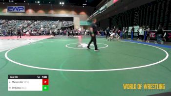 70 lbs Final - Zander Melendez, Dethrone vs Ryker Rollans, Gold Rush Wrestling Academy