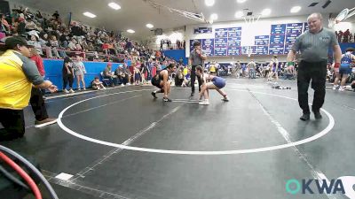 150 lbs Rr Rnd 1 - Ripley Harris, Team Tulsa Wrestling Club vs Mahlea Warrior, Tecumseh Youth Wrestling