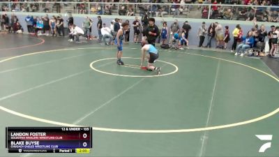 135 lbs Round 2 - Landon Foster, Soldotna Whalers Wrestling Club vs Blake Buyse, Chugach Eagles Wrestling Club