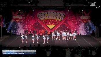 Capital Cheer - Delta [2026 L2 Junior - D2 - Small Day 2] 2026 Spirit Sports Myrtle Beach Nationals