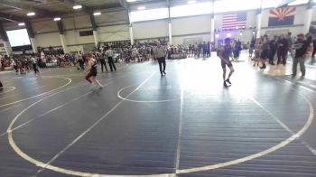 130 lbs Round Of 16 - Aj Russell, Lions WC vs Milo Martinez, Manu