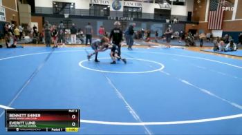 52-56 lbs Round 3 - Everitt Lund, Empire Battle School vs Bennett Shiner, Davis Wrestling Club