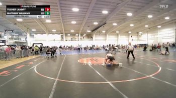 118 lbs Semifinal - Tucker Landry, Red Roots WC vs Matthew Williams, Iron Faith WC