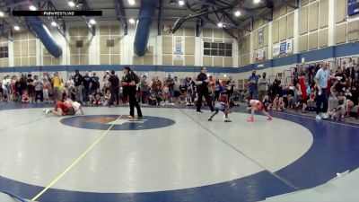 6U Boys FS - 40-45 Champ. Round 2 - Zayda Ammerman, Franklin Wrestling Club vs Devin Williams, Red Cobra Wrestling Academy