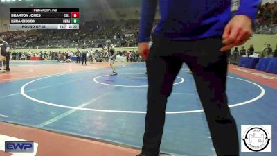 101 lbs Round Of 32 - Braxton Jones, Collinsville Junior High vs Ezra Gibson, Owasso