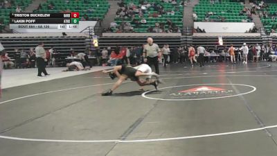 6A 126 lbs 3rd Place Match - Triston Buckelew, Gardendale Hs vs Lakin Poff, Athens