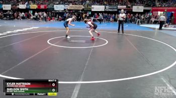 125 lbs Quarterfinal - Sheldon Smith, Bethel High School vs Kyler Matteson, Eielson High School