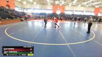 149 lbs Cons. Round 4 - Eddy Corporan, Utica vs Clay Rankin, RIT