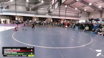 75 lbs 1st Place Match - Cambriel Kirkland, South East Texas Gladiators Wrestling Club vs Mehran Sadiev, Gracie Barra Westchase Wrestling Club