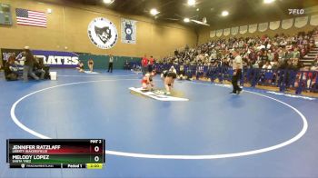 135 lbs Champ. Round 1 - Jennifer Ratzlaff, Liberty (Bakersfield) vs Melody Lopez, Santa Ynez