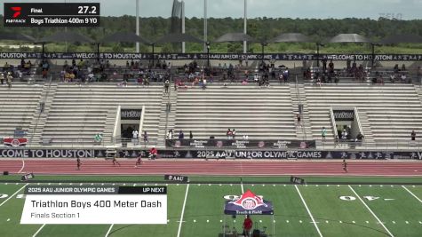 Youth Boys' 400m Triathlon, Finals 1 - Age 9