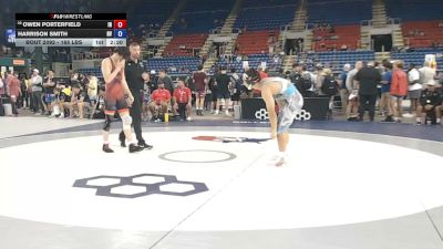 165 lbs Cons. Rd Of 64 - Owen Porterfield, Indiana vs Harrison Smith, Nevada