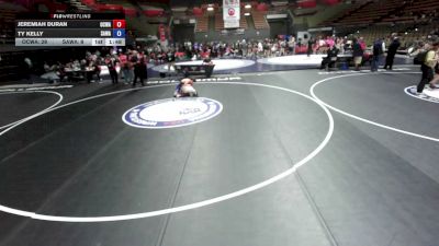 115 lbs Jeremiah Duran, OCWA - Orange County Wrestling Association vs Ty Kelly, SAWA - Sacramento Area Wrestling Association