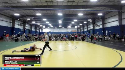 87 lbs Round 3 - Andreas Medrano, Suples vs Trek Keller, Preston Wrestling