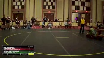 180 lbs Round 2 (6 Team) - Adam Ortega, Ride Out Wrestling Club vs Brighton Barker, Vipers Orange Crush