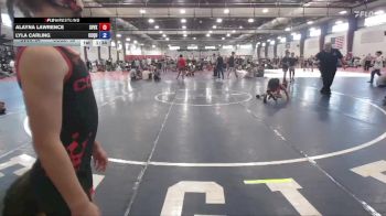 55 lbs Round 5 (6 Team) - Alayna Lawrence, Steel Valley Vixens vs Lyla Carling, Crown City Queens