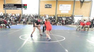 165 lbs Consolation - Sadie Nadeau, Spaulding vs Jordyn Reynolds, Greater Lawrence