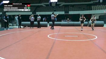6-8 90 3rd Place Match - Joel Hayes, Poquoson Athletic Association vs Michael Edwards, Hanover Hawkeye Youth Wrestlin