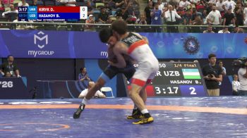 51 kg 1/4 Final - Denys Kiryk, Ukraine vs Bunyod Hasanov, Uzbekistan