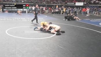 D 1 132 lbs Semifinal - Scott Cascio, Brother Martin vs Anthony Oubre, Holy Cross