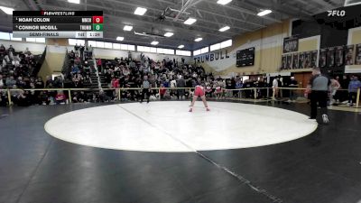 190 lbs Semifinal - Noah Colon, Manchester vs Connor McGill, Trumbull