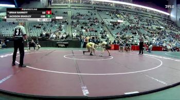 157 lbs Semifinal - Jackson Bradley, Cowan vs Brian Barrett, Garrett High School