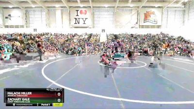 61 lbs Quarterfinal - Zachary Gale, LeRoy Wrestling Club vs Malachi Miller, Anarchy Wrestling