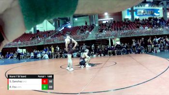 152 lbs Round 7 (8 Team) - Ryan Fox, North Platte vs Sergio Sanchez, Garden City