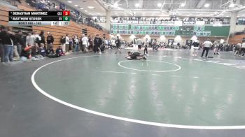 165 lbs Quarterfinal - Sebastian Martinez, Corona Del Sol vs Matthew Stosek, Green Valley