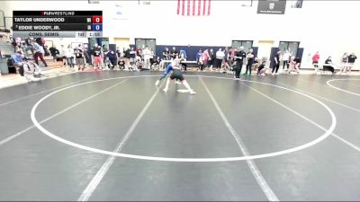 120 lbs Cons. Semis - Taylor Underwood, WI vs Eddie Woody, Jr., IA
