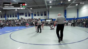 114 lbs Quarterfinal - Saphira Sao, Lowell vs Izabella Perez, Putnam