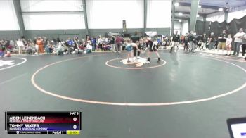 98 lbs Round 4 - Aiden Leinenbach, Peninsula Wrestling Club vs Tommy Baxter, Punisher Wrestling Company