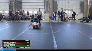 68 lbs Round 5 (8 Team) - Presley Green, Terps Xtreme vs Lincoln Shanks, Warhawks Red