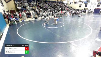 121 lbs Consi Of 16 #2 - Dylan Gappa, Quakertown vs Malachi Ortiz, Jesuit High School - Tampa