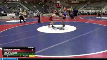 4A 126 lbs Cons. Round 3 - Jesus Vasquez, Subiaco Academy vs Cameron Graham, Glen Rose