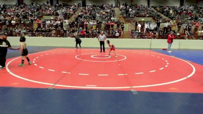 55 lbs Quarterfinal - Bentley Melson, Backyard Brawlers Wrestling Club vs Brody Deems, Rockmart Takedown Club