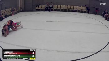 148 lbs Round 1 (8 Team) - Jaden Ney, Kansas Pink Gecko vs Marieda Kalahar, South Dakota Lightning