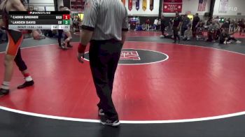 144 lbs 1st Place Match - Landen Davis, Eddyville-Blakesburg-Fremont vs Caden Greiner, Washington