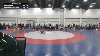 126 lbs Champ. Rd Of 16 - Max Berman, Spartan RTC@LHP vs Jonderious Williams, Storm Wrestling Center