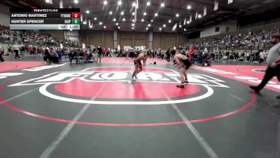 138 lbs Champ. Round 2 - Antonio Martinez, Fort Osage vs Hunter Spencer, Sand Springs
