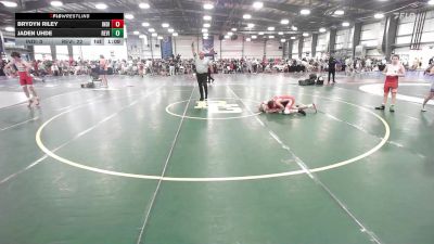 95 lbs Rr Rnd 1 - Brydyn Riley, Indiana Outlaws Maroon vs Jaden Uhde, Revival Orange