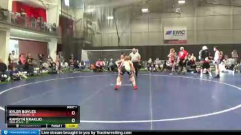 171 lbs Quarterfinals (8 Team) - Kamdyn Kraklio, Iowa Black vs Kyler Boyles, Nebraska Silver