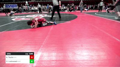 52 lbs Round Of 16 - Rowen Hockett, Caney Valley Wrestling vs Thomas Underwood, Owasso Takedown Club