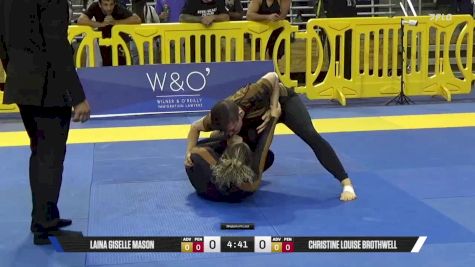 Christine Louise Brothwell vs Laina Giselle Mason 2025 Pan IBJJF Jiu-Jitsu No-Gi Championship