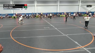 150 lbs Cons. Round 4 - Mason Zentz, Wrestling University vs Carter Franklin, .