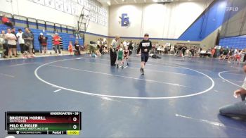 39 lbs Semifinal - Milo Klingler, South Summit Wrestling Club vs Brigston Morrill, South Sevier