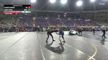 141 lbs Quarters & 1st Wb (16 Team) - Caleb Carter, Maryville vs Sean Solis, UMary