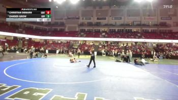 144 lbs Quarterfinal - Christian Demars, Centennial vs Zander Grow, Capital