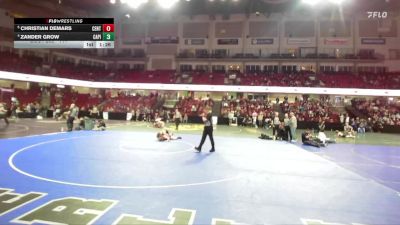 144 lbs Quarterfinal - Christian Demars, Centennial vs Zander Grow, Capital